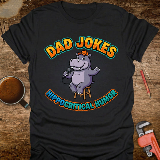 Dad Jokes Hippocritical Humor T-Shirt