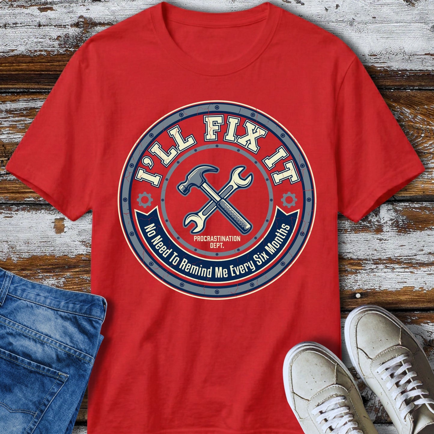 ๐ ๏ธ Procrastination Fix-It T-Shirt