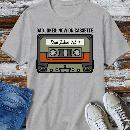 Dad Jokes Vol. 1 Cassette T-Shirt
