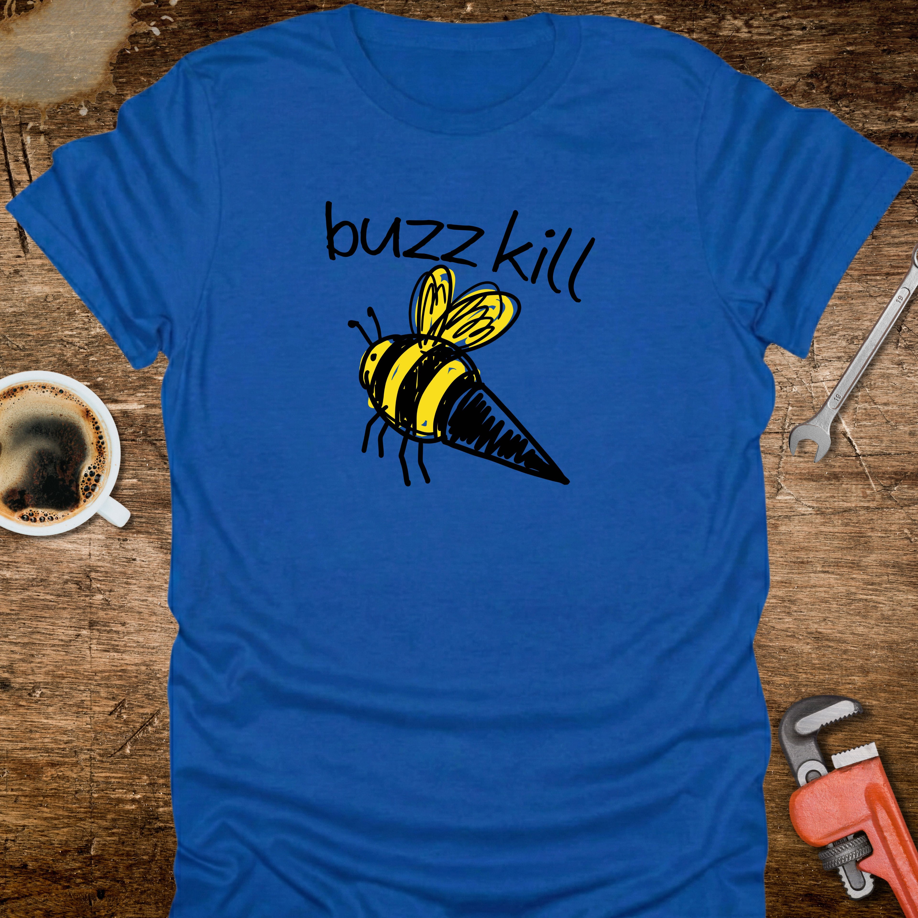 Buzzkill Bee T-Shirt - size and fit reference