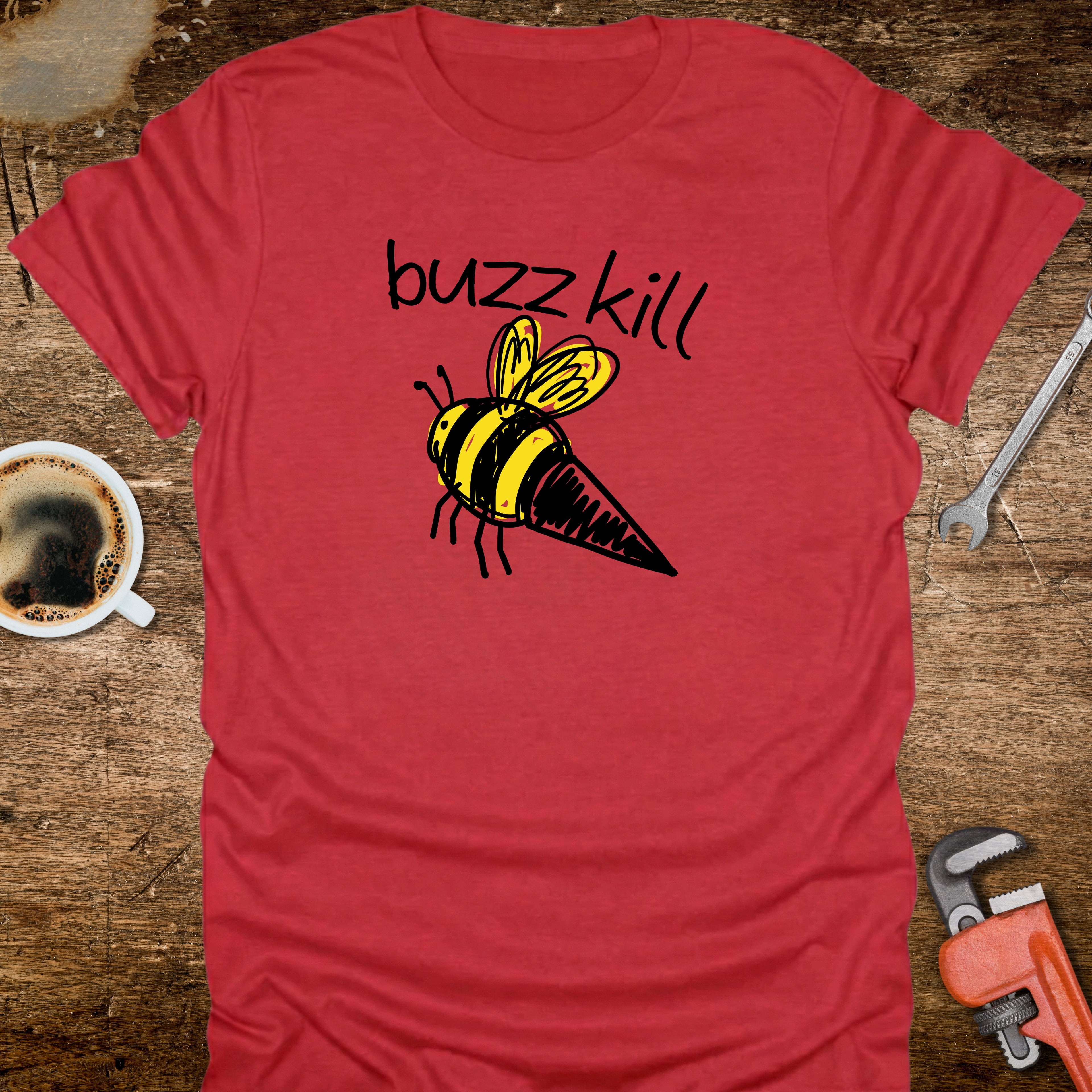 Buzzkill Bee T-Shirt - colour variant view