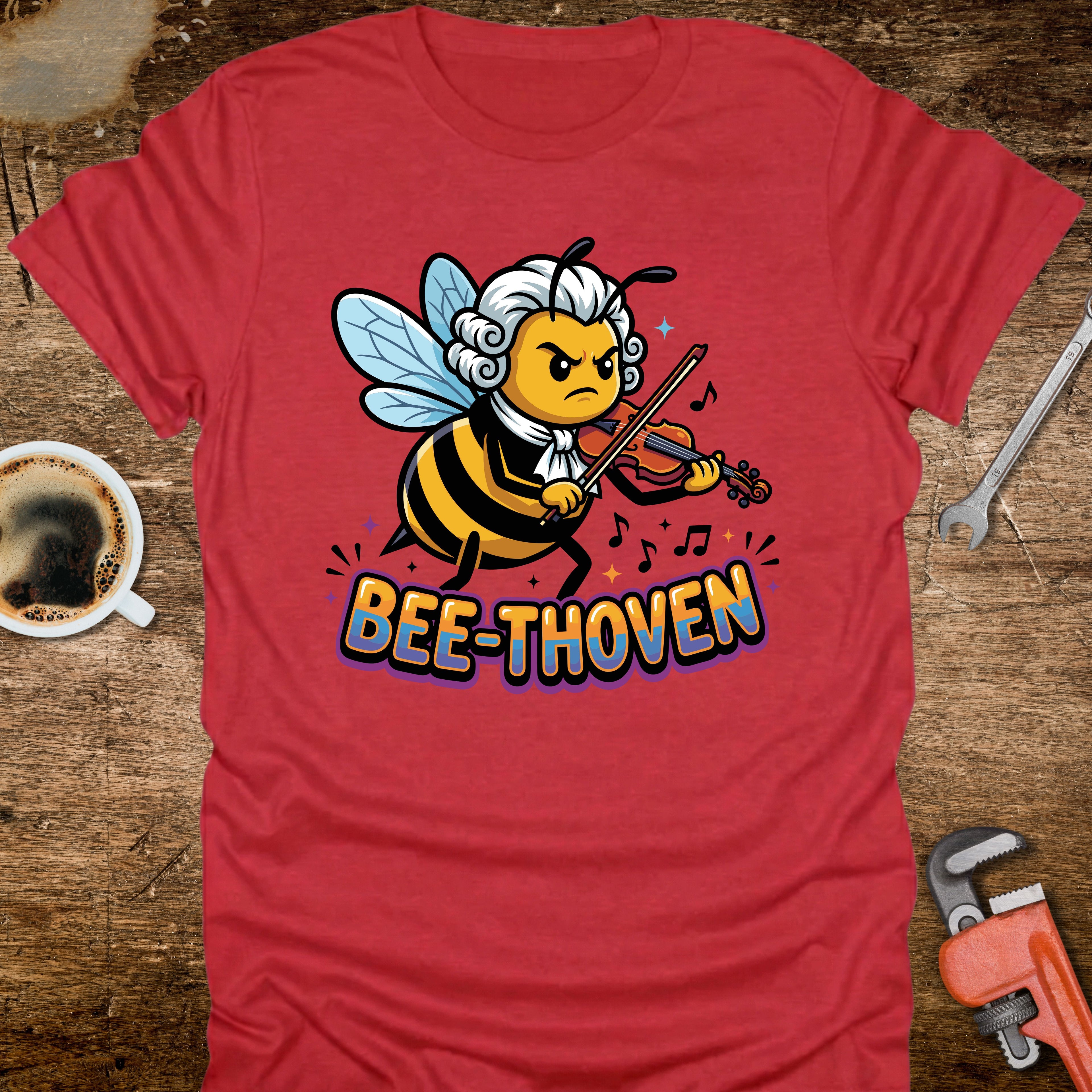 Bee-thoven T-Shirt - product mockup view 11