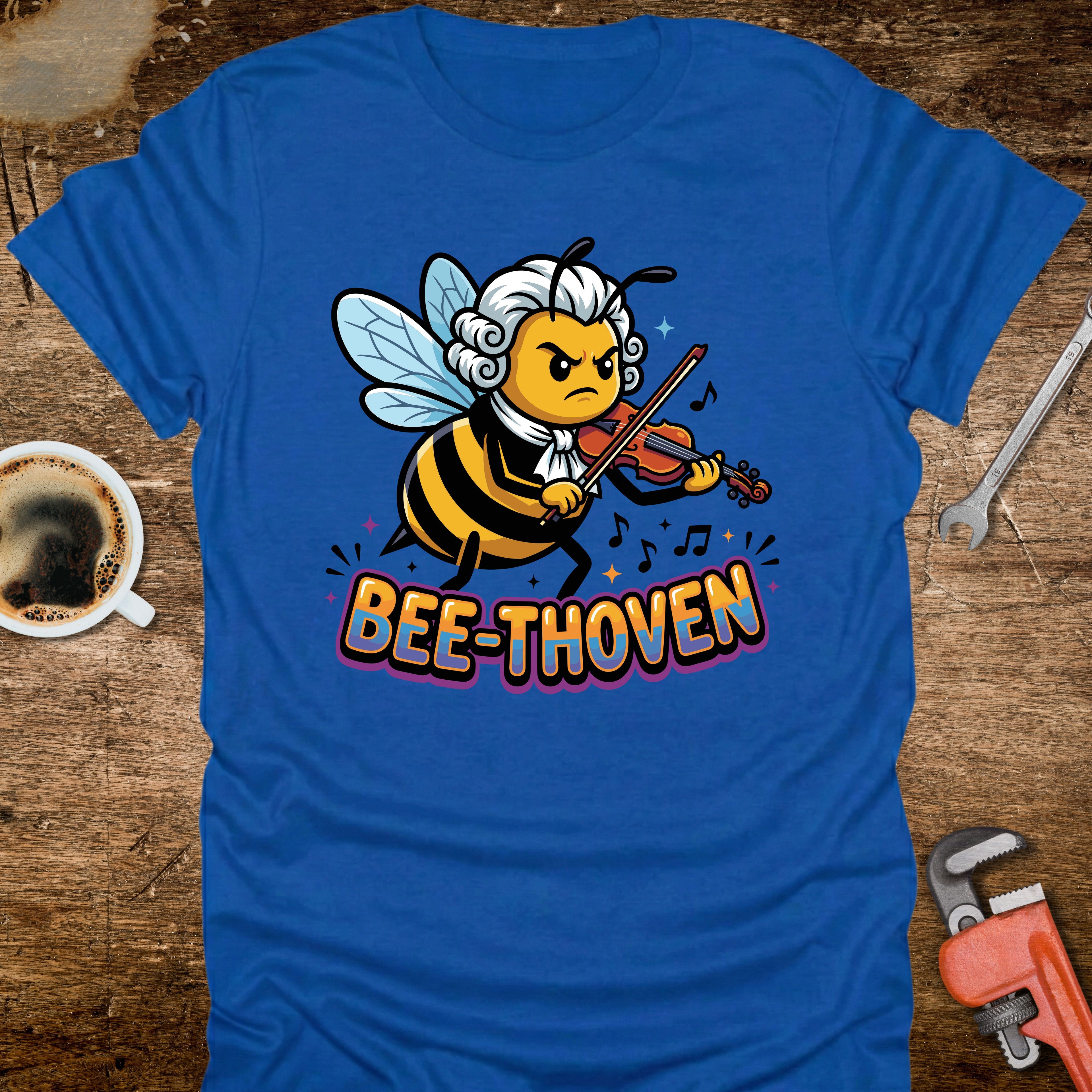 Bee-thoven T-Shirt - product mockup view 9