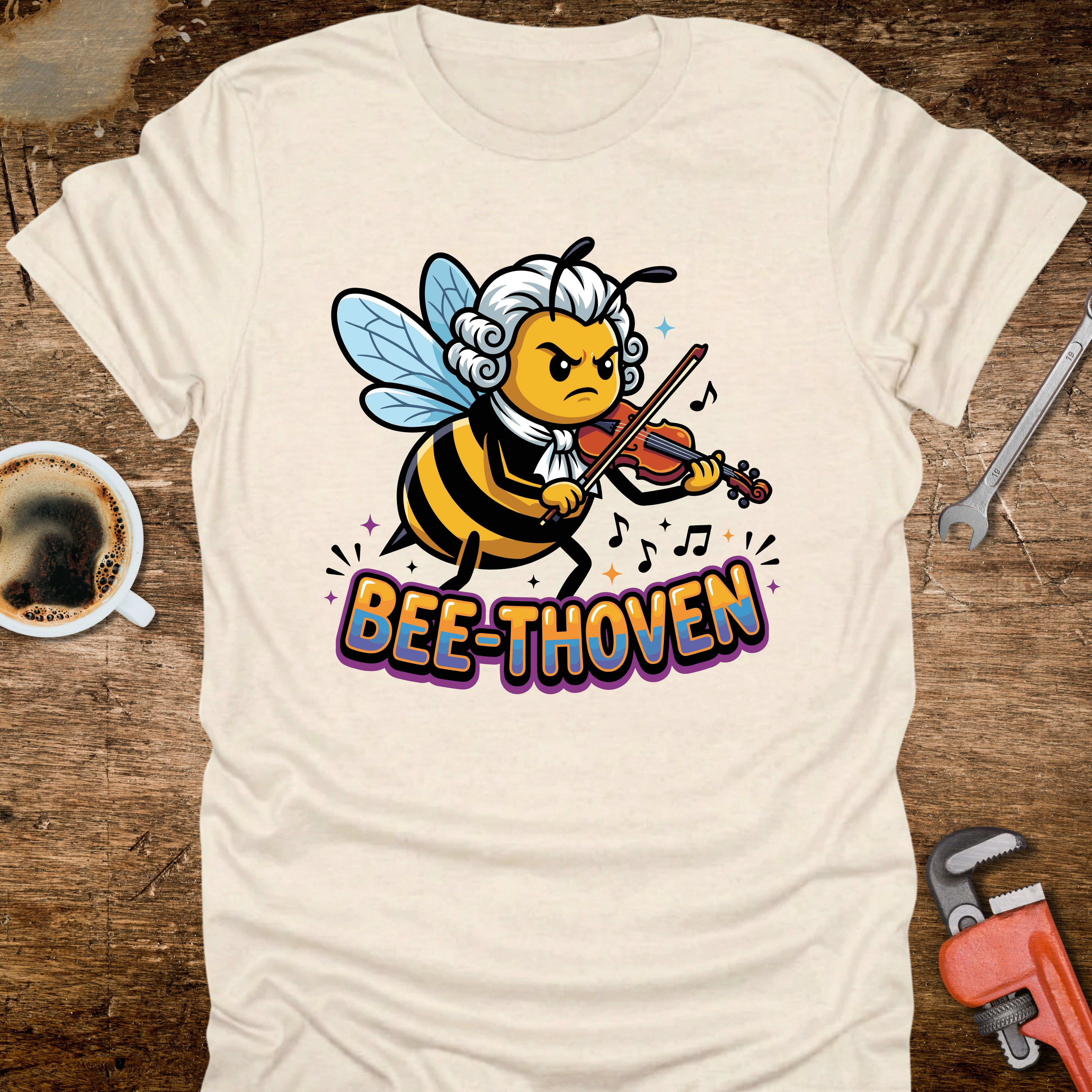 Bee-thoven T-Shirt - lifestyle product photo