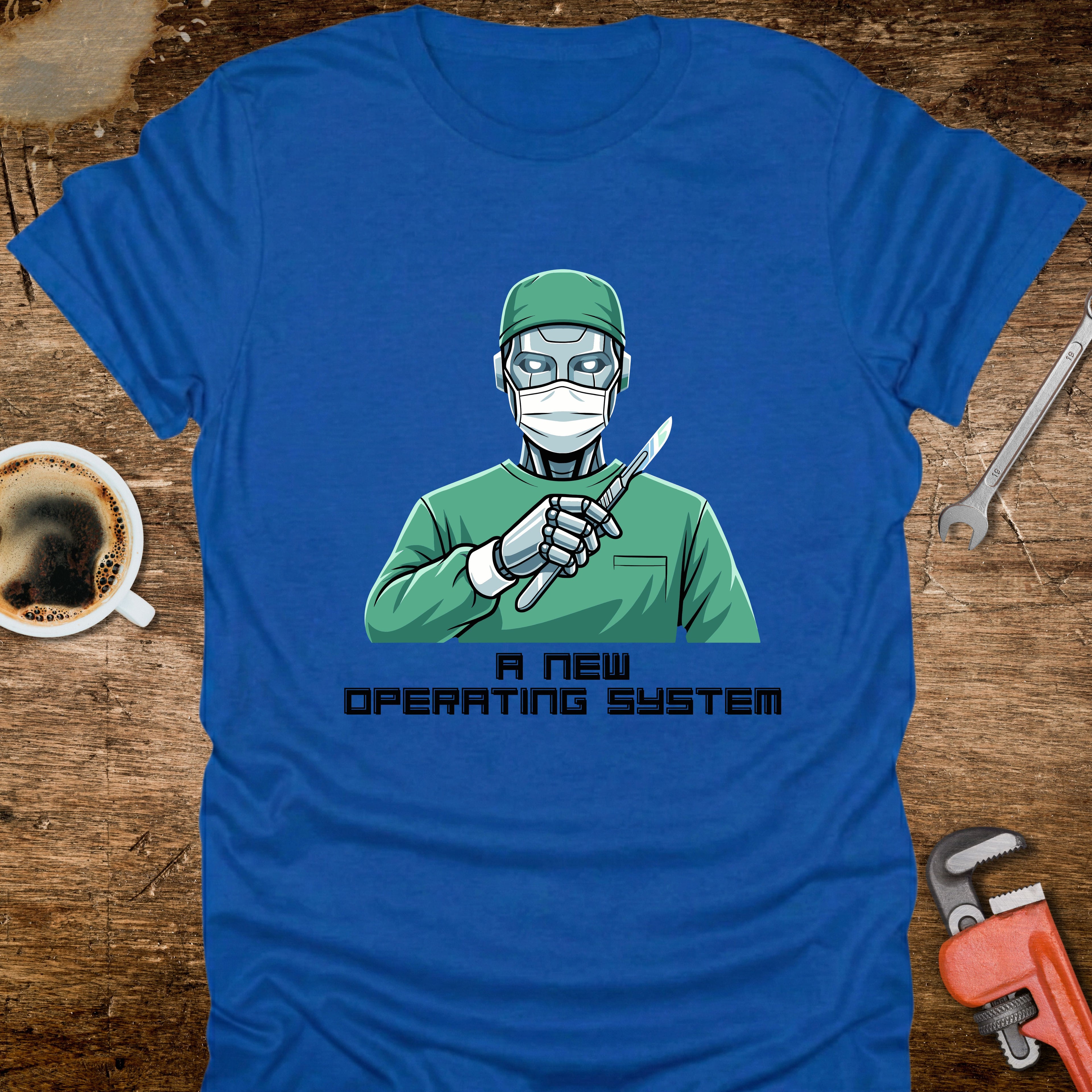 A New Operating System T-Shirt - lifestyle product photo