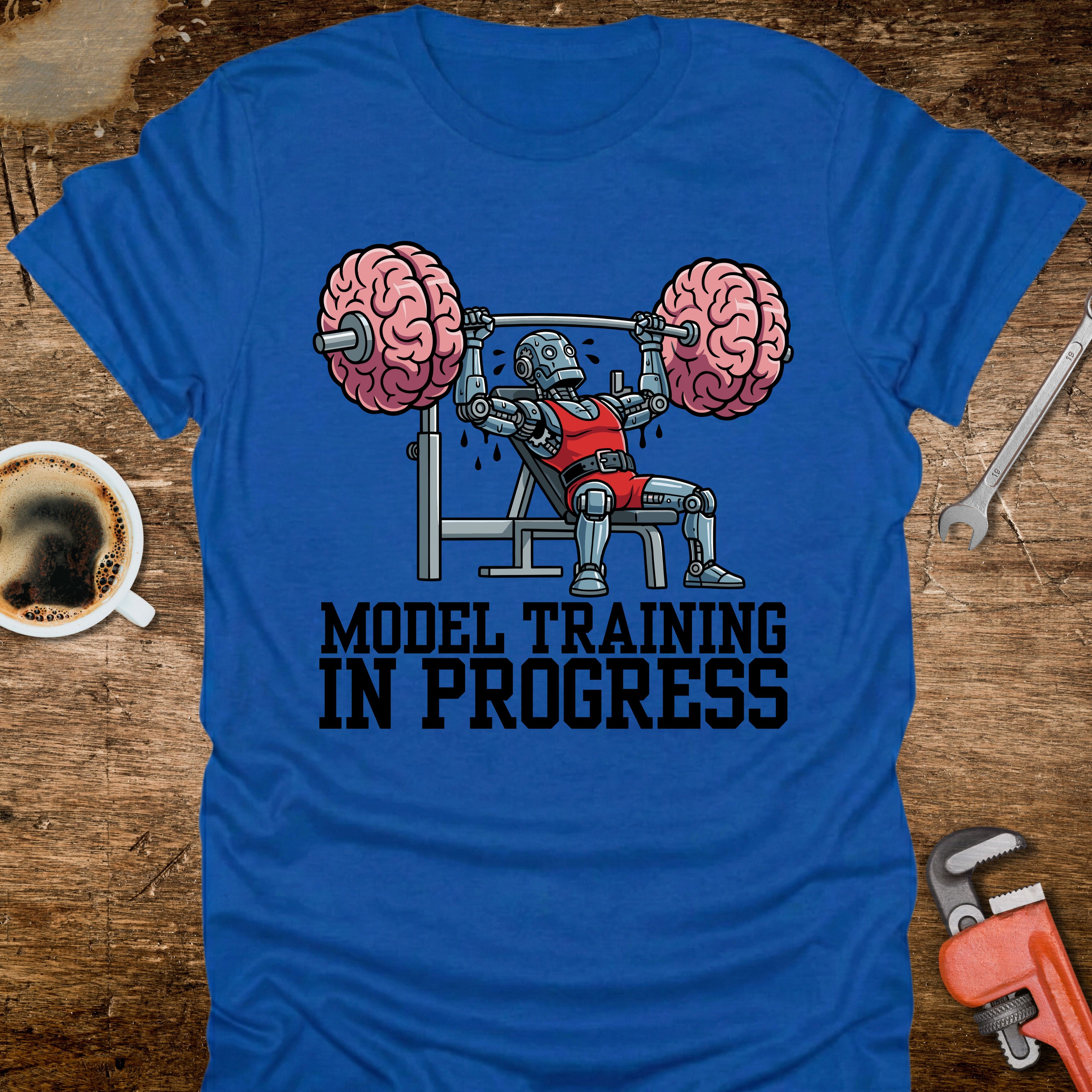 Model Training In Progress T-Shirt - colour variant view