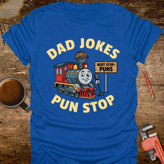 Dad Jokes Pun Stop T-Shirt