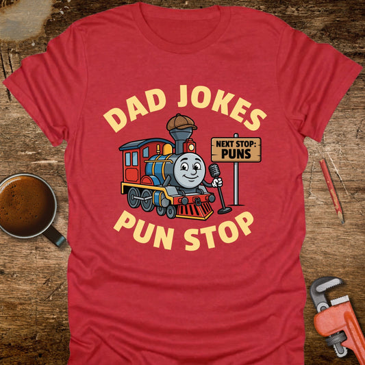 Dad Jokes Pun Stop T-Shirt