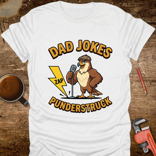 Dad Jokes Punderstruck T-Shirt