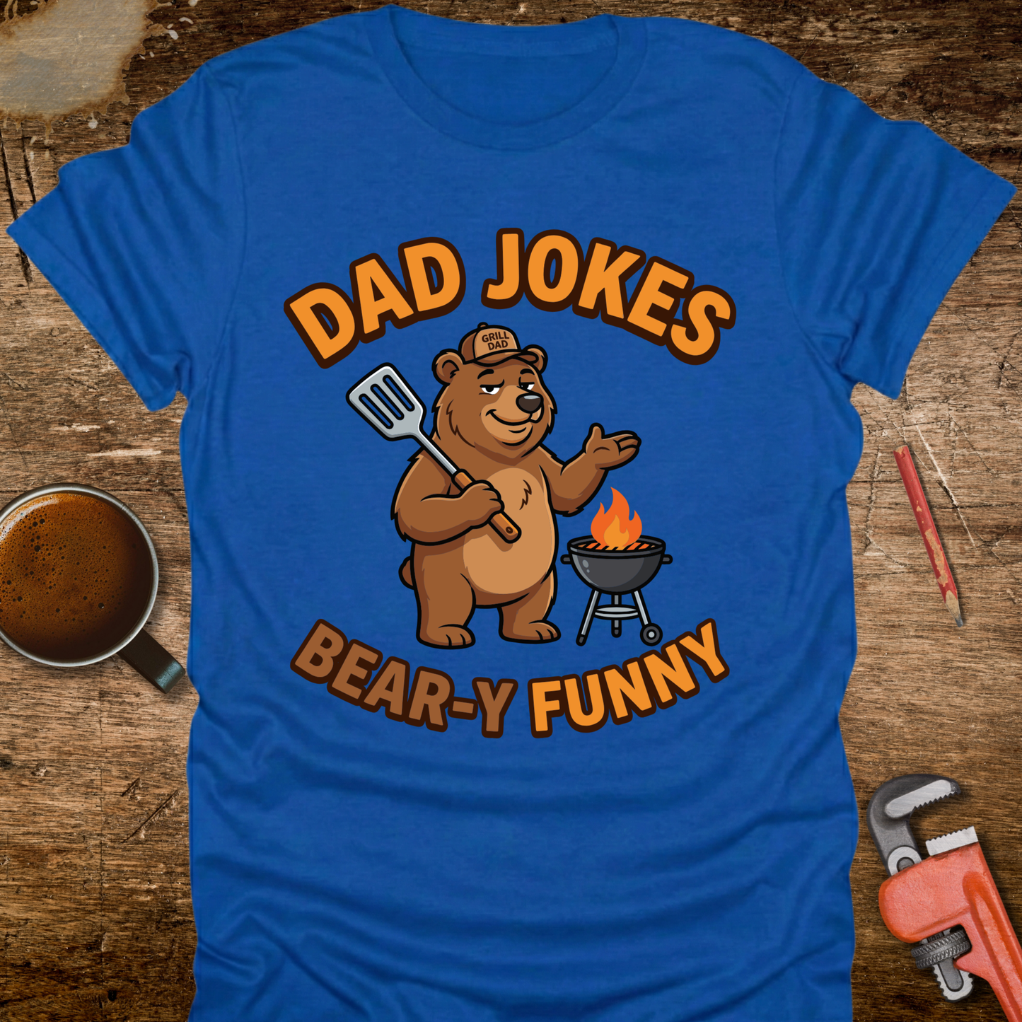 Dad Jokes Bear-y Funny T-Shirt