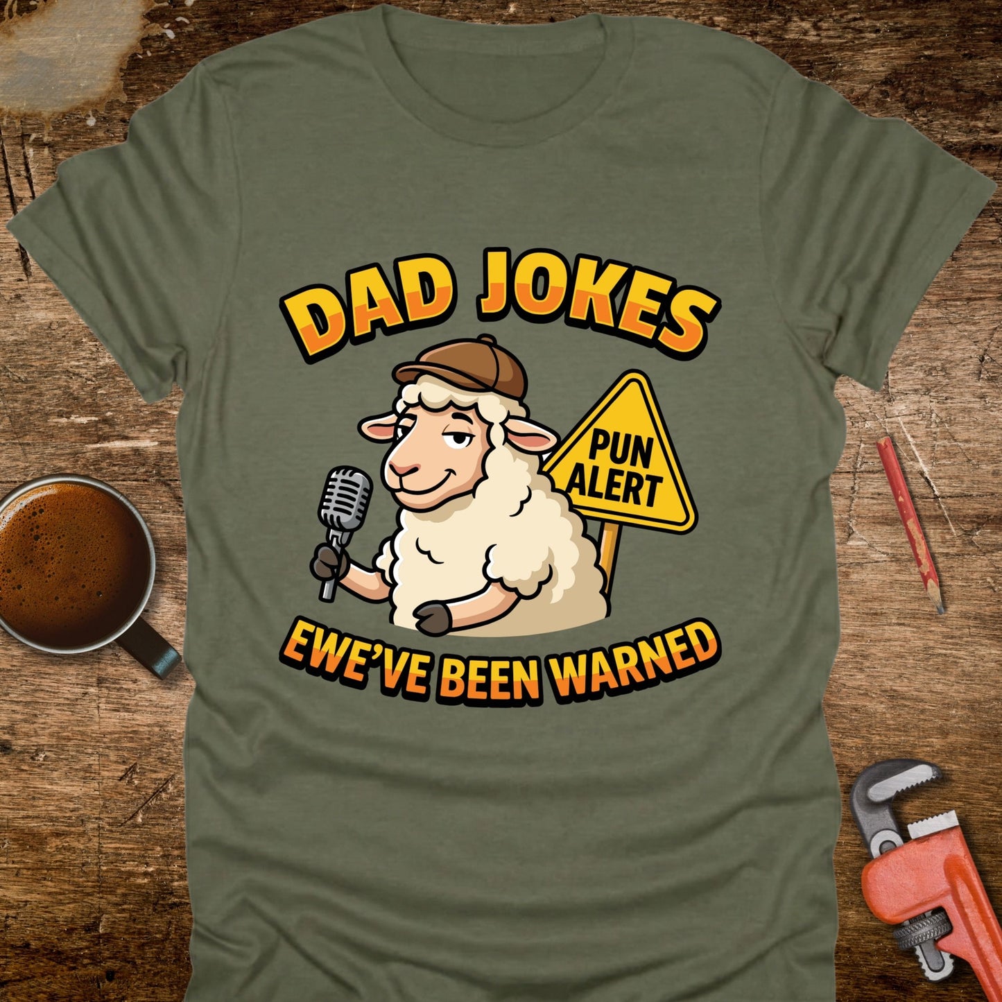 Dad Jokes Ewe've Been Warned T-Shirt