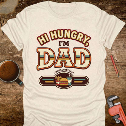 Hi Hungry I’m Dad 70s T‑Shirt
