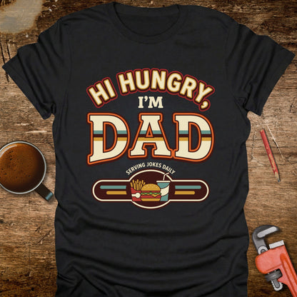 Hi Hungry I’m Dad 70s T‑Shirt