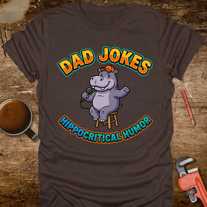 Dad Jokes Hippocritical Humor T-Shirt