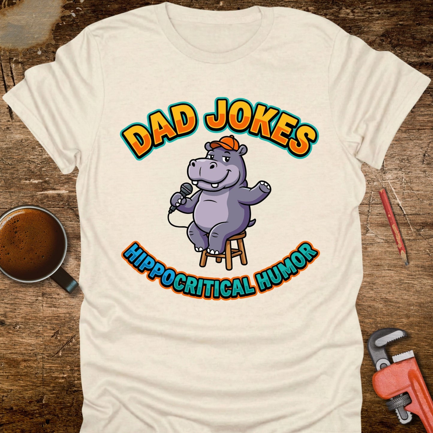 Dad Jokes Hippocritical Humor T-Shirt