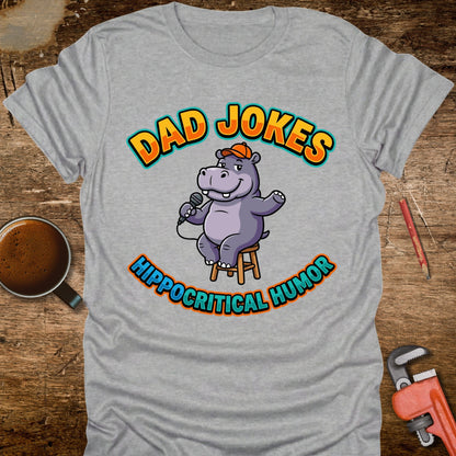 Dad Jokes Hippocritical Humor T-Shirt