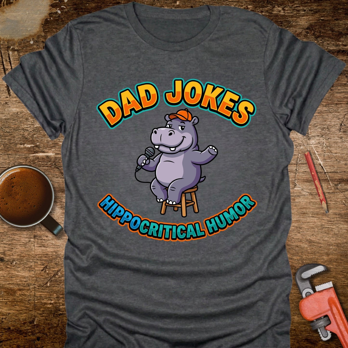 Dad Jokes Hippocritical Humor T-Shirt