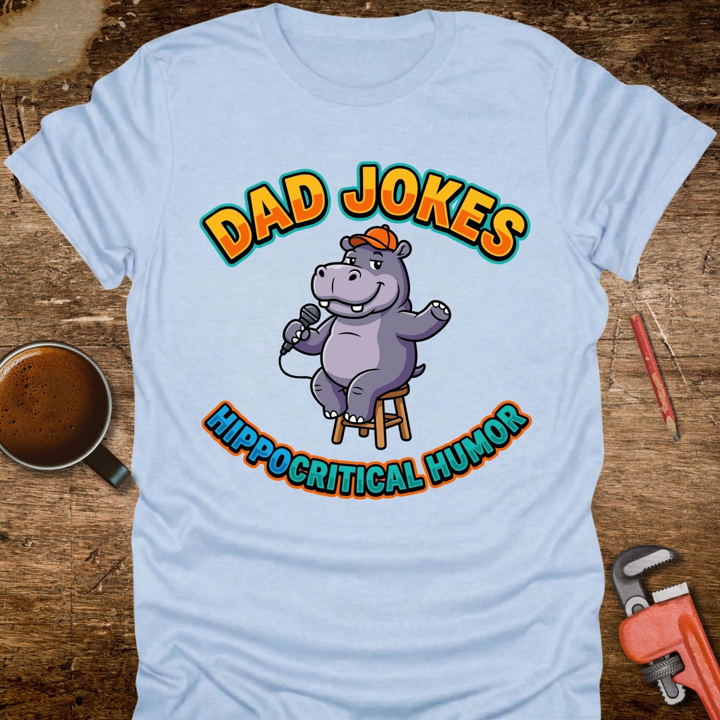 Dad Jokes Hippocritical Humor T-Shirt
