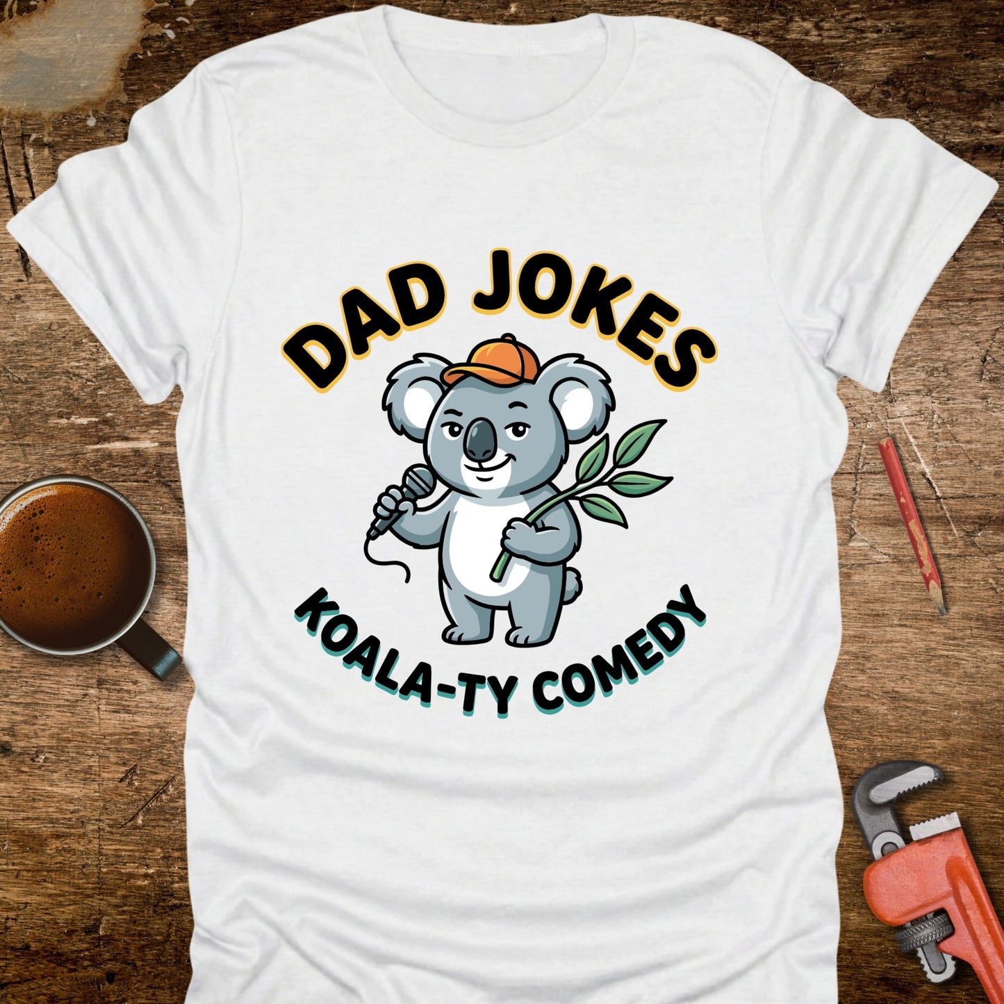 Dad Jokes Koala-ty Comedy T-Shirt