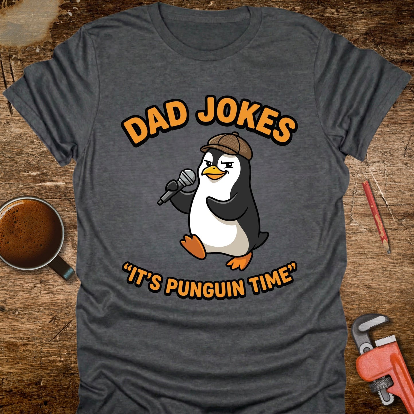 Dad Jokes It's Punguin Time T-Shirt