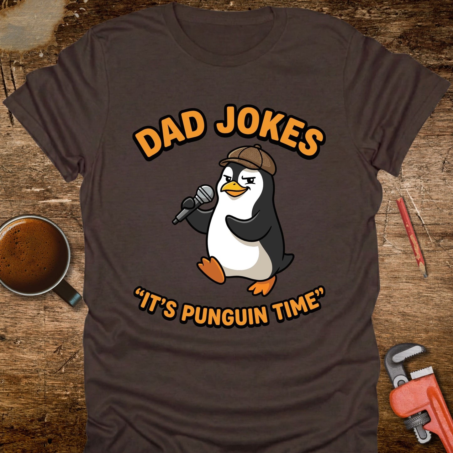 Dad Jokes It's Punguin Time T-Shirt