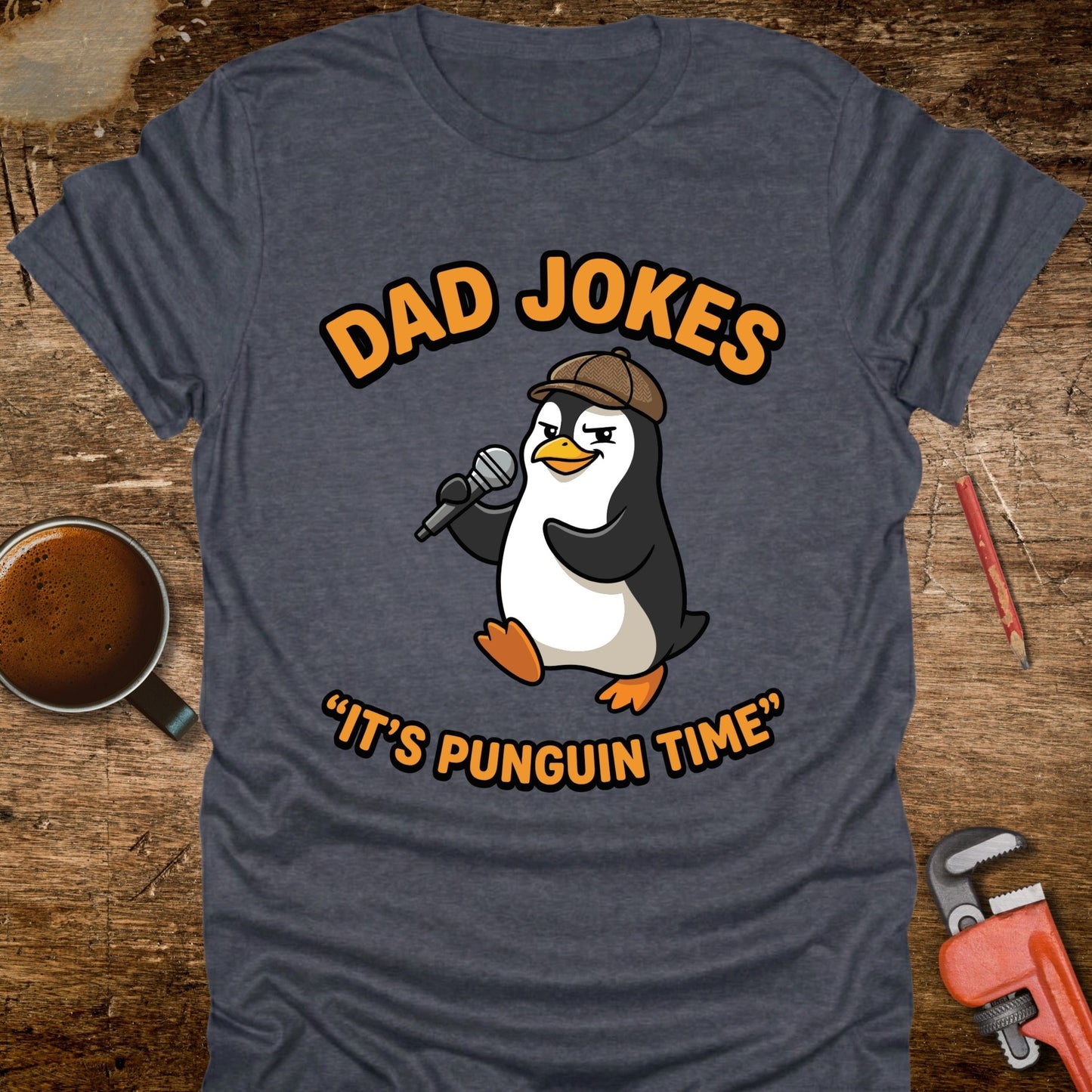 Dad Jokes It's Punguin Time T-Shirt