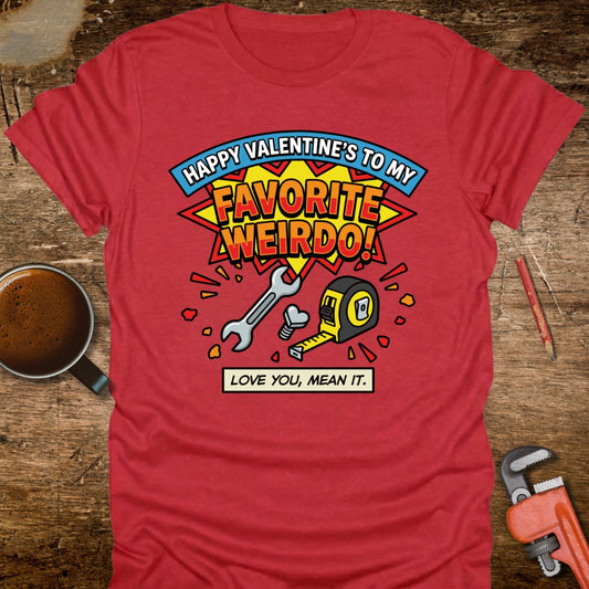 Valentine's Favorite Weirdo T-Shirt
