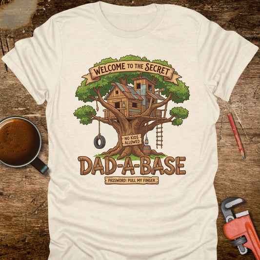 Dad-a-Base Treehouse T-Shirt