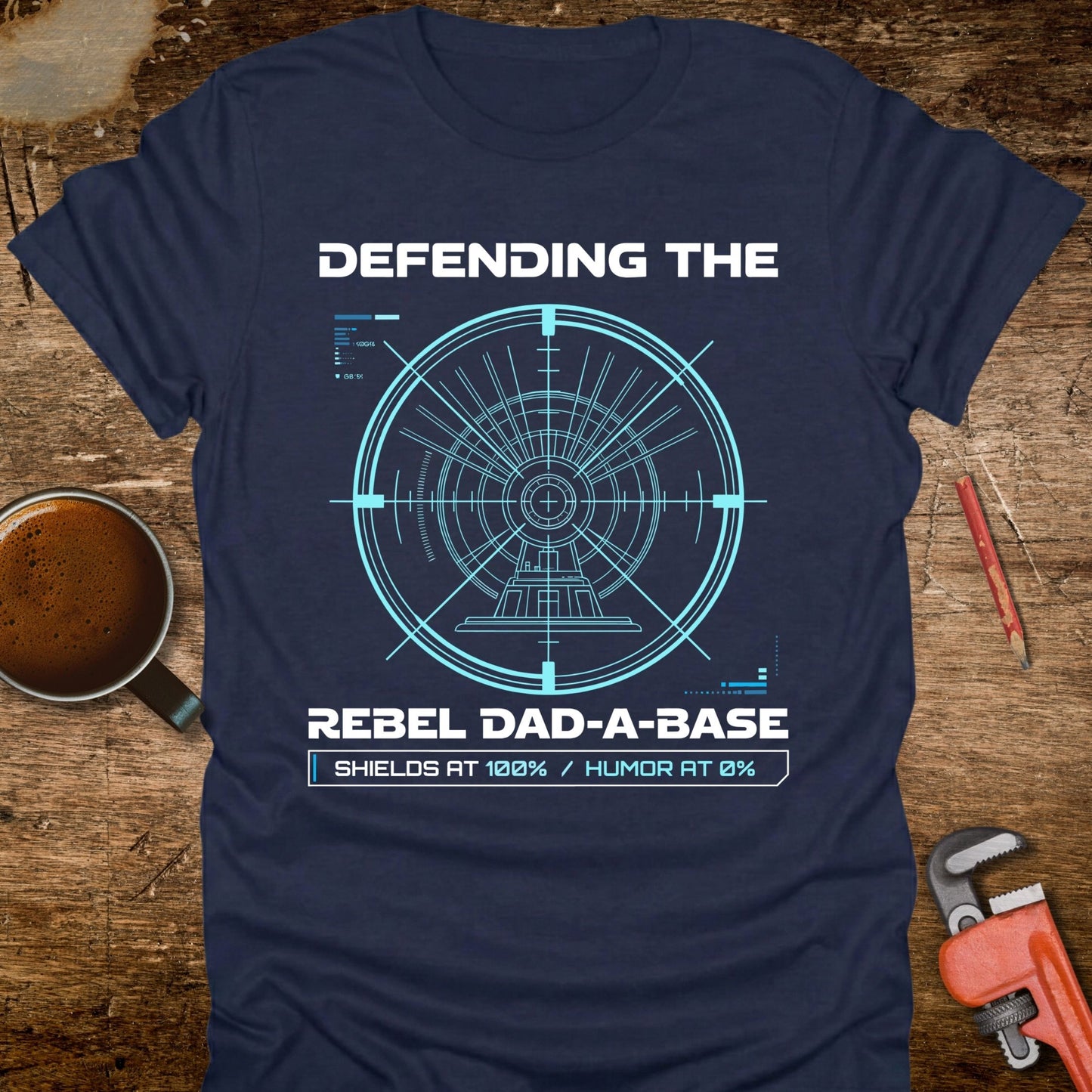 Defending the Rebel Dad-a-Base T-Shirt