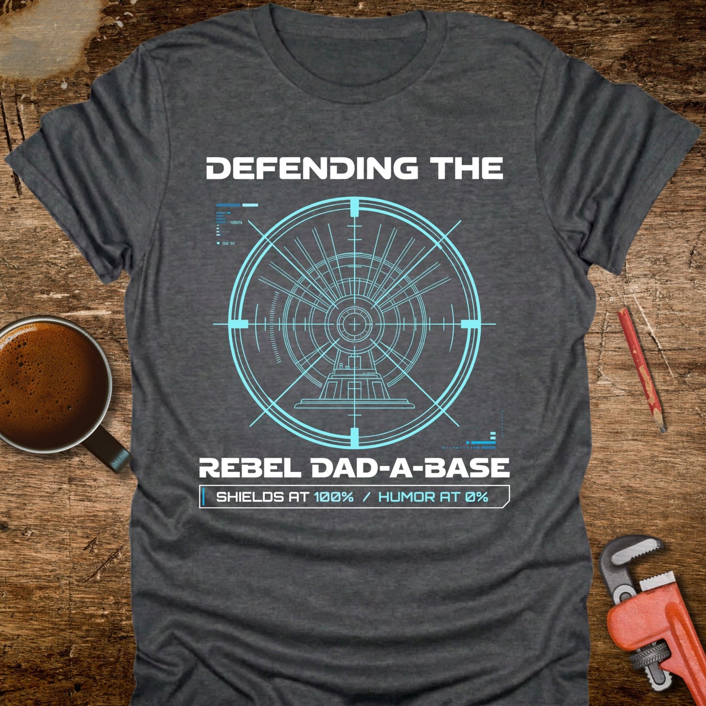 Defending the Rebel Dad-a-Base T-Shirt