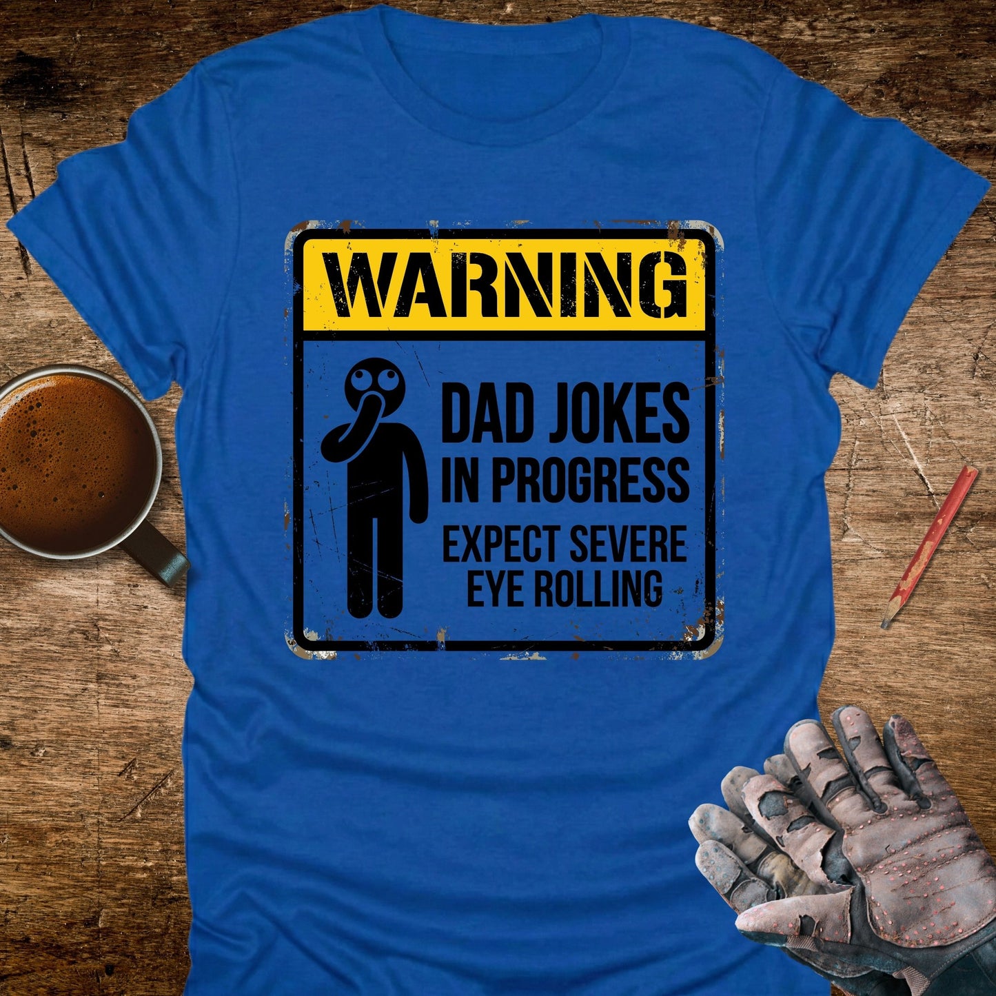 Warning Dad Jokes In Progress T-Shirt
