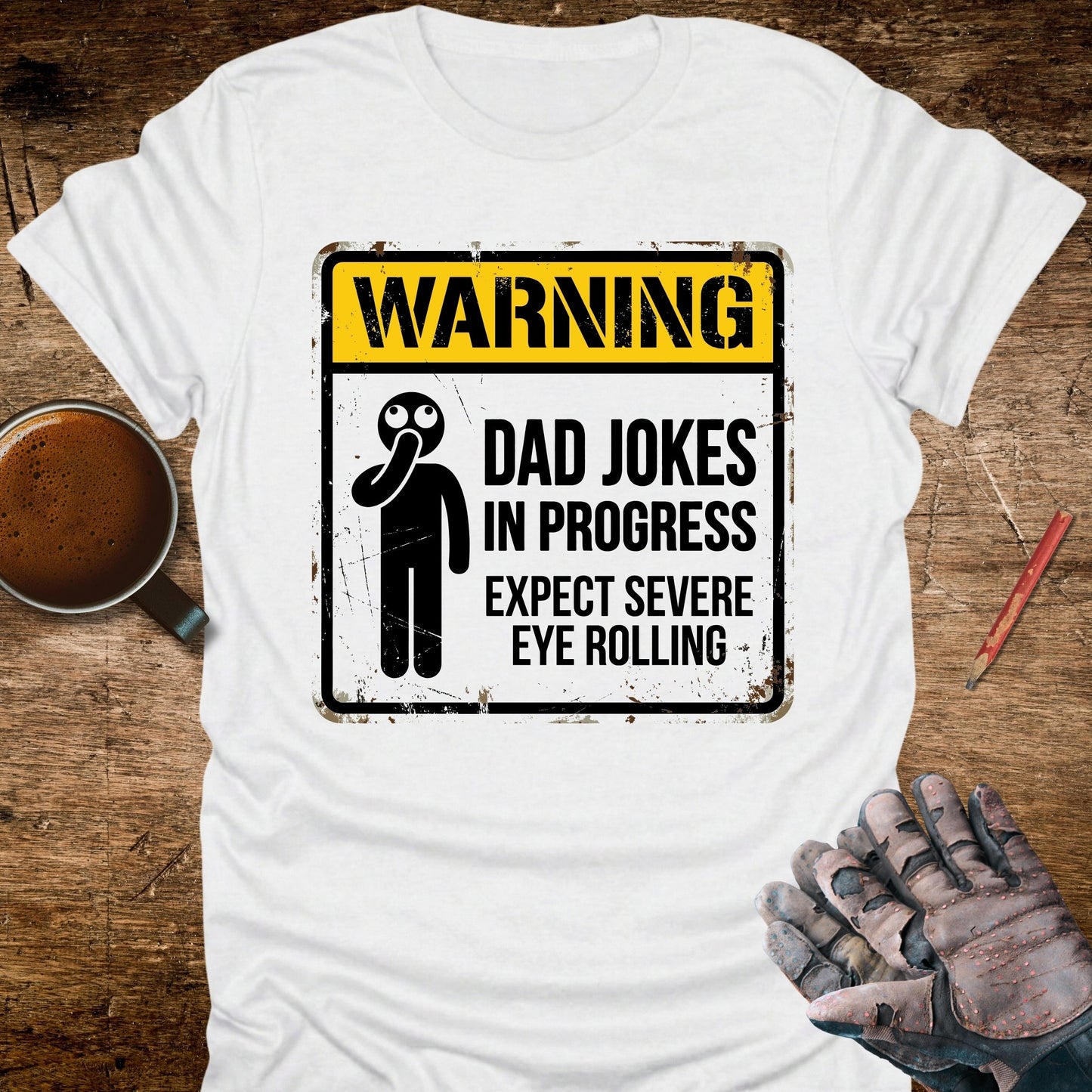 Warning Dad Jokes In Progress T-Shirt