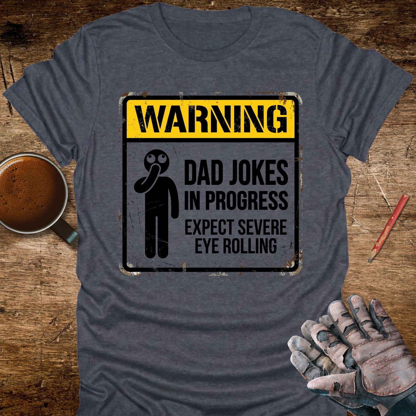 Warning Dad Jokes In Progress T-Shirt