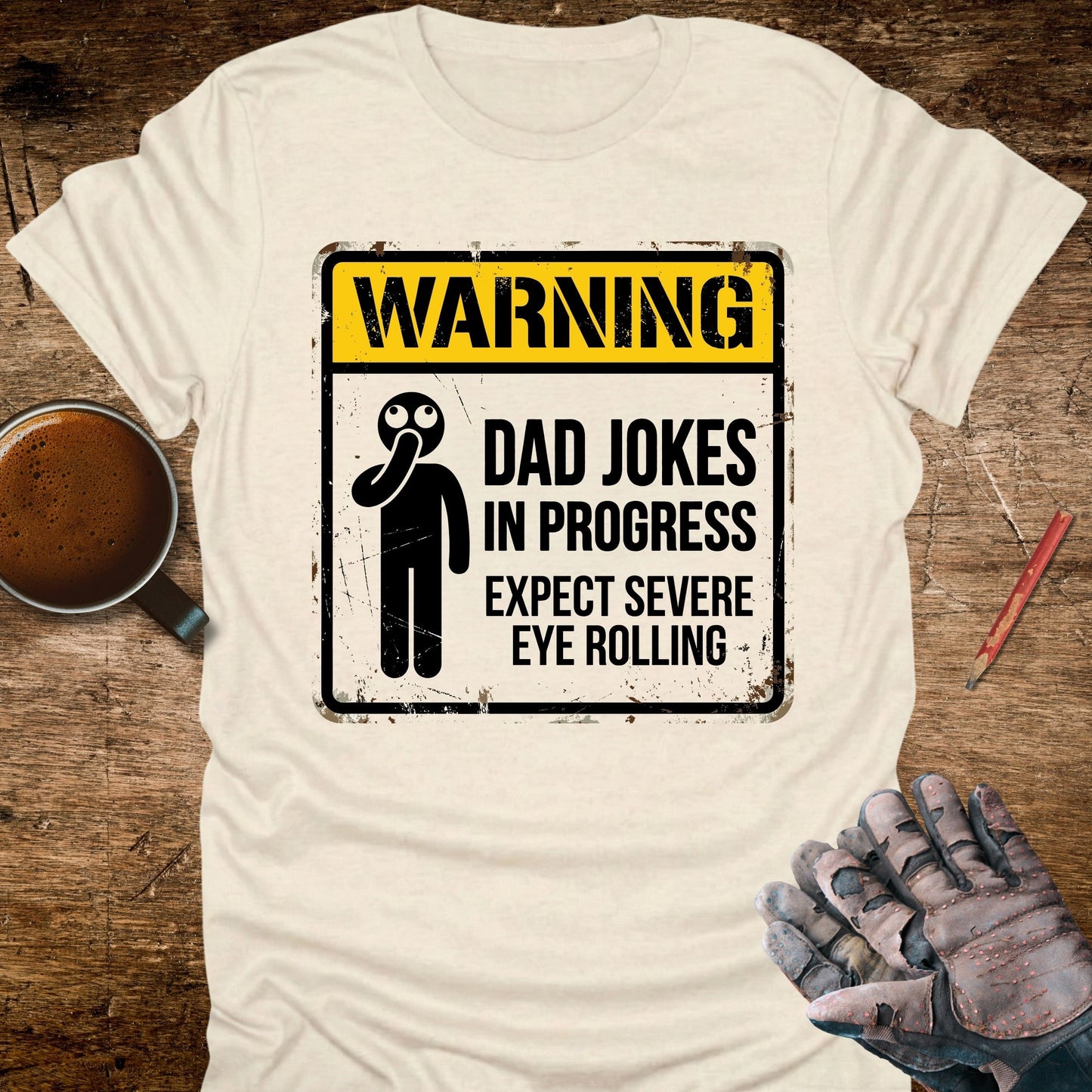 Warning Dad Jokes In Progress T-Shirt