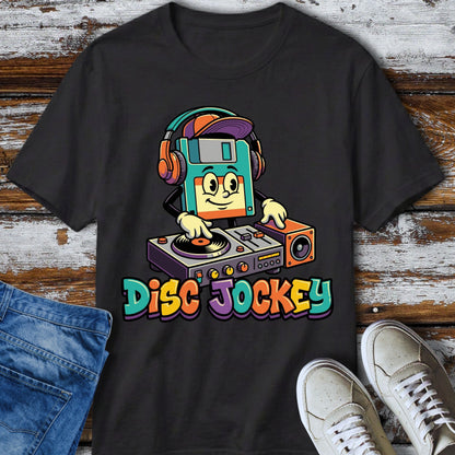 Retro DJ Floppy Disk T-Shirt