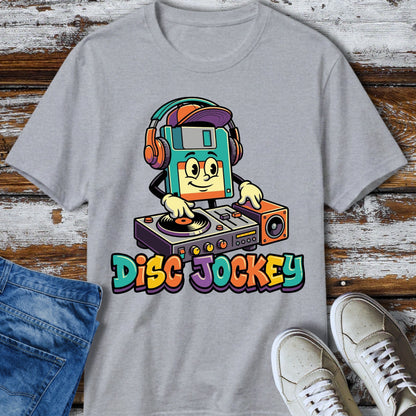 Retro DJ Floppy Disk T-Shirt