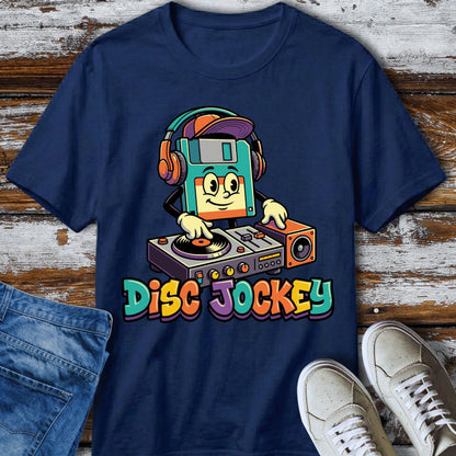 Retro DJ Floppy Disk T-Shirt