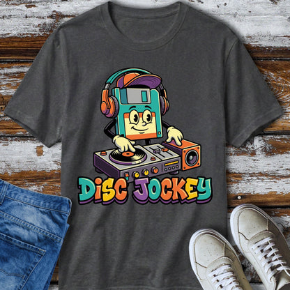 Retro DJ Floppy Disk T-Shirt
