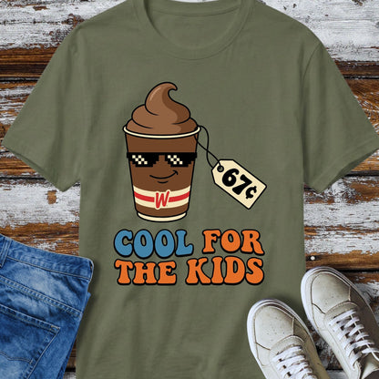 67¢ Cool For The Kids Nostalgia Retro Shake T-Shirt