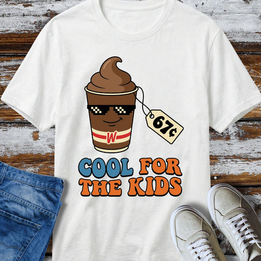 67¢ Cool For The Kids Nostalgia Retro Shake T-Shirt