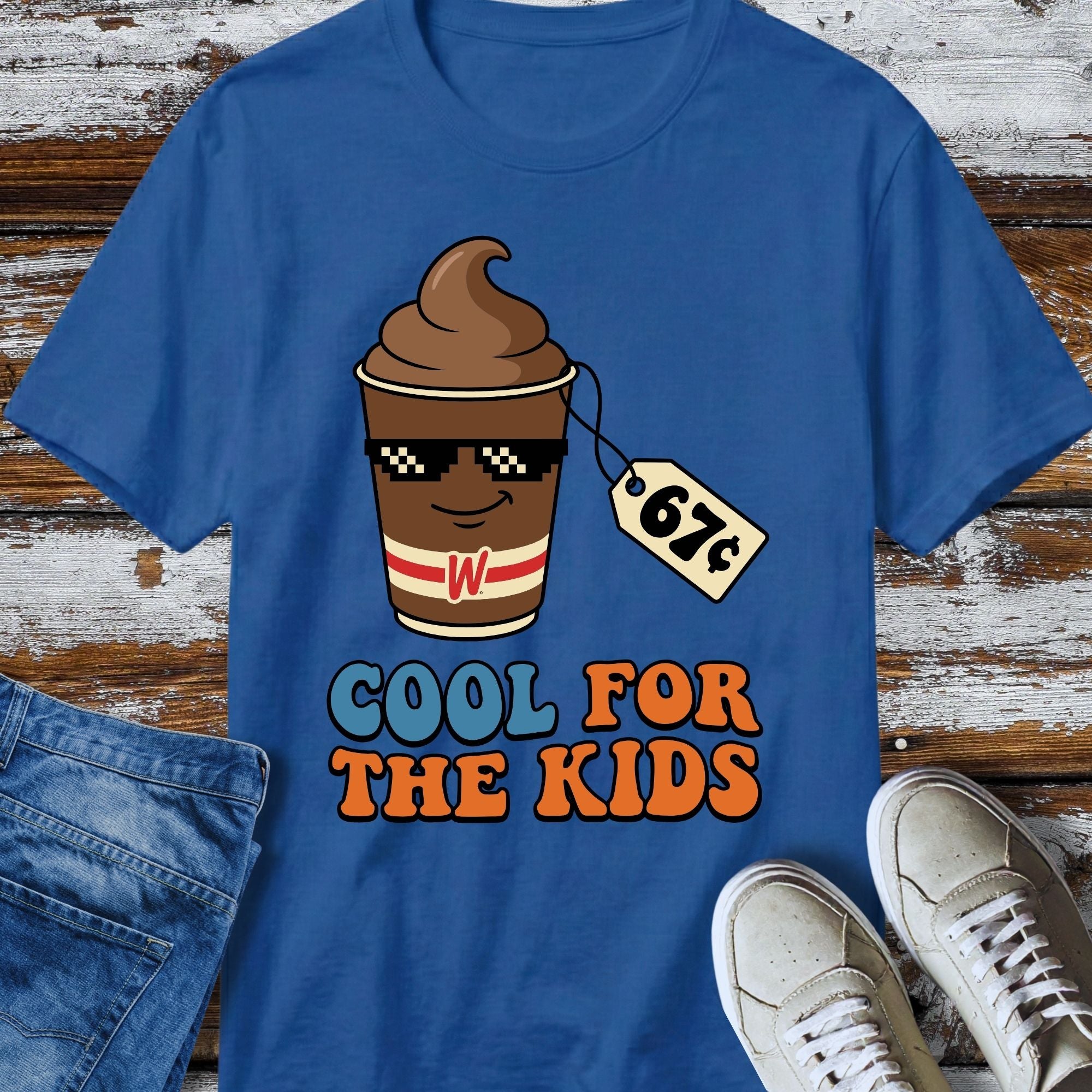 67 Cool For The Kids Nostalgia Retro Shake T-Shirt - product mockup view 9