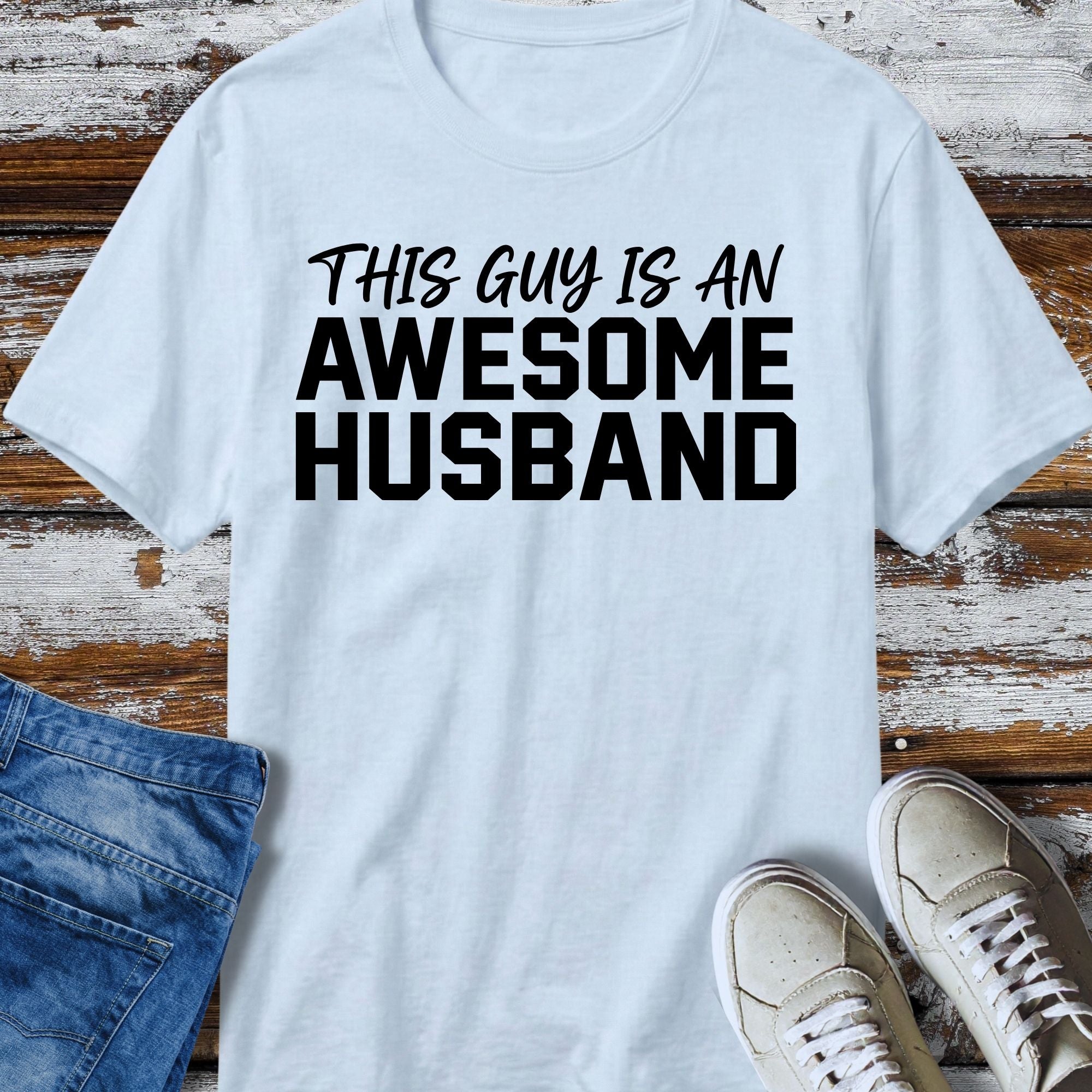 Awesome Husband TShirt - colour variant view