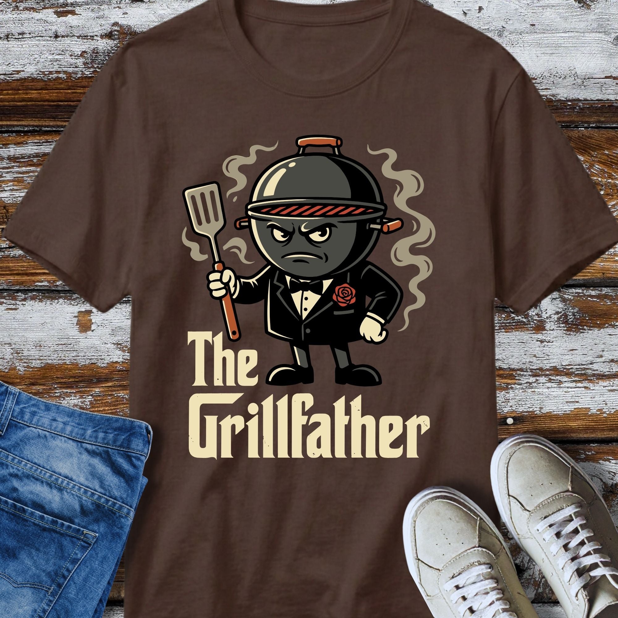 The Grillfather T-Shirt - alternative colour mockup