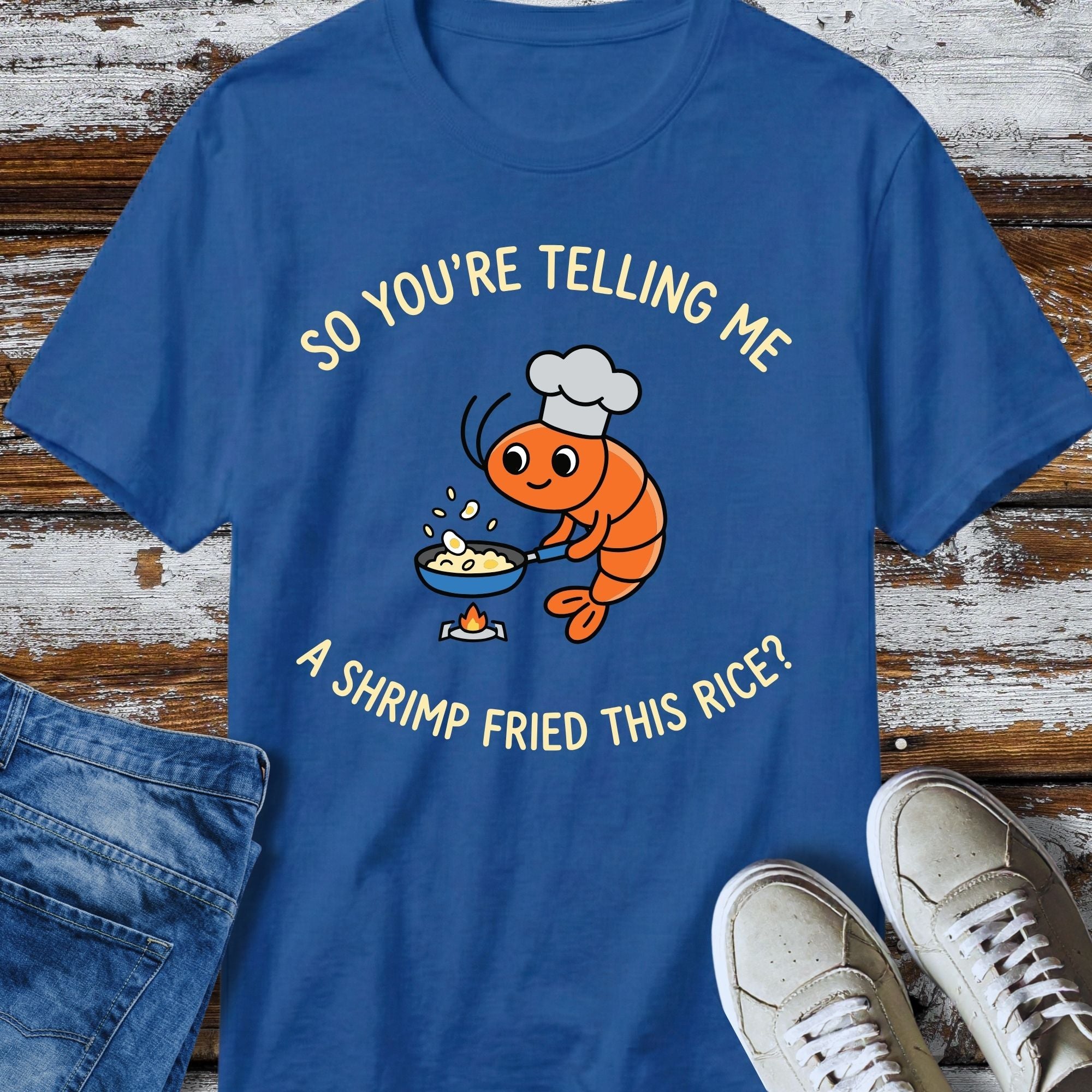 Shrimp Fried Rice T-Shirt - product mockup view 10