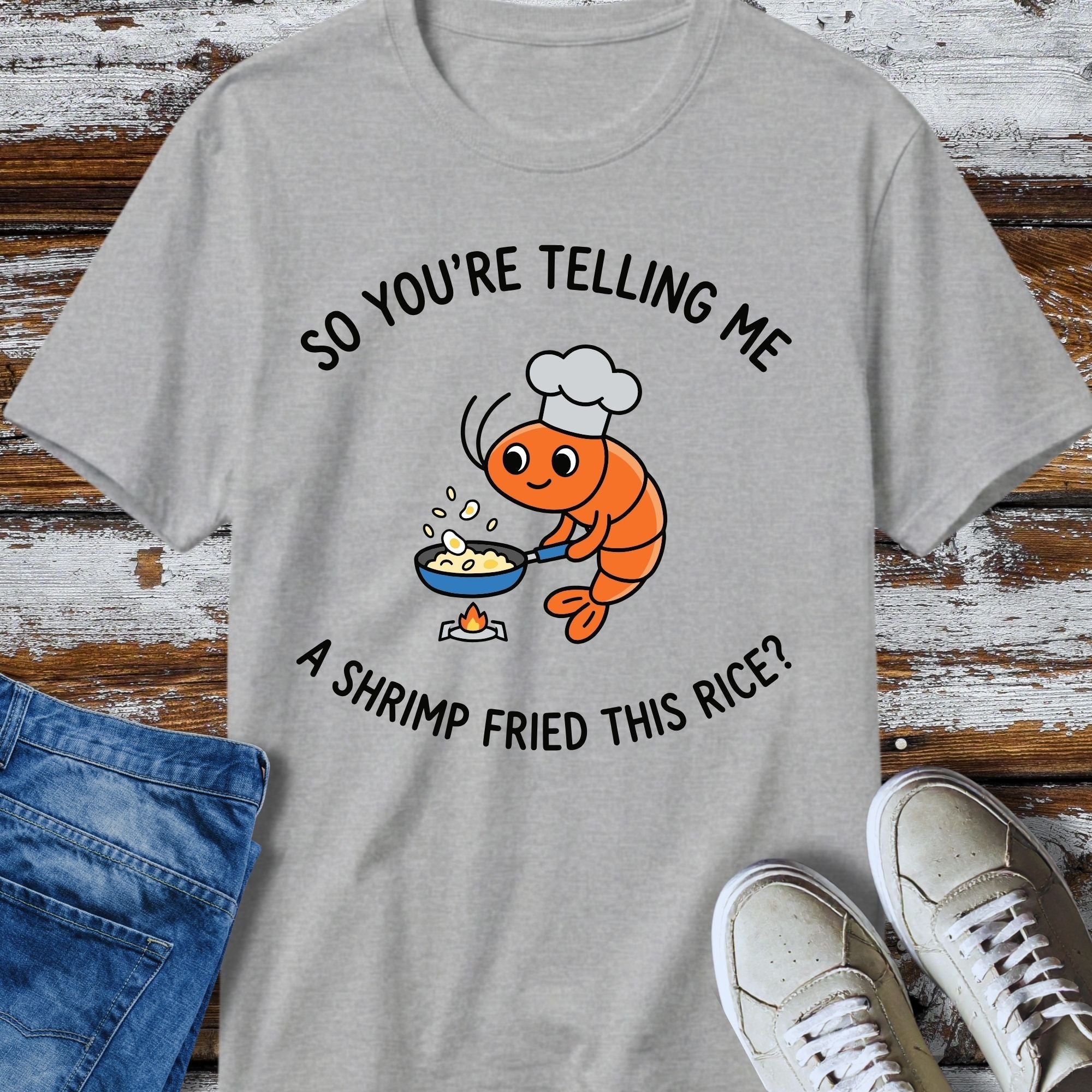 Shrimp Fried Rice T-Shirt - alternative colour mockup