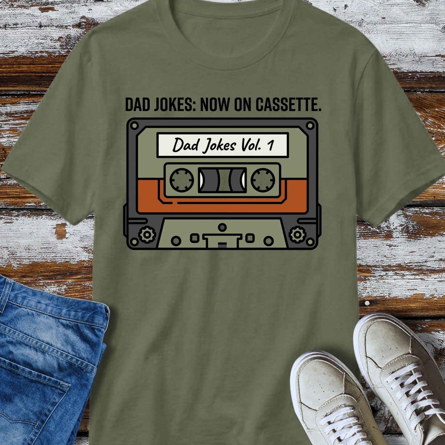 Dad Jokes Vol. 1 Cassette T-Shirt