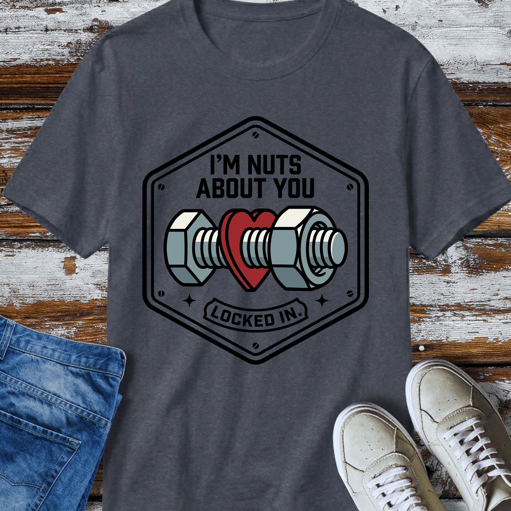 Im Nuts About You T-Shirt - detail shot graphic design