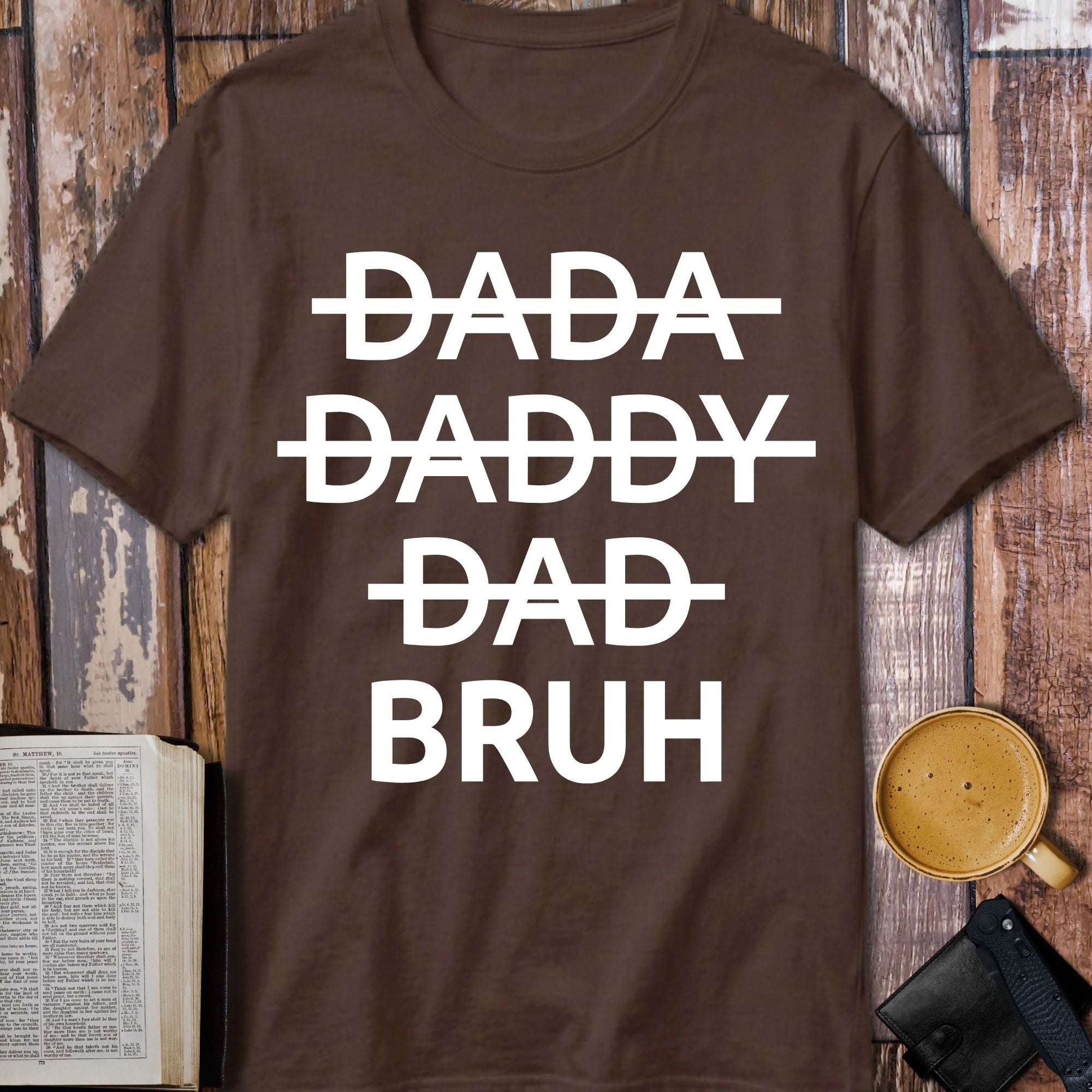 Dad Bruh T-Shirt - alternative colour mockup