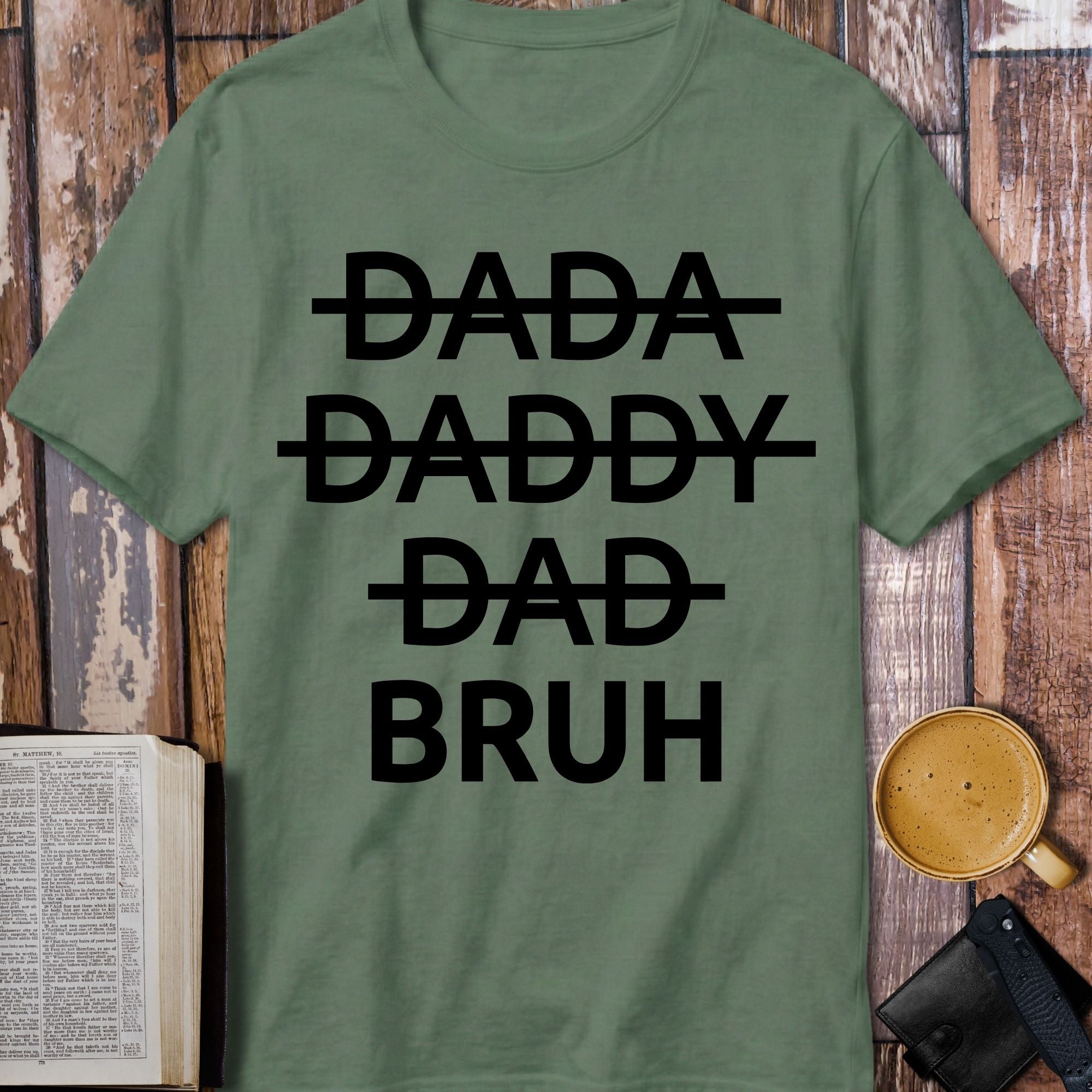 Dad Bruh T-Shirt - size and fit reference