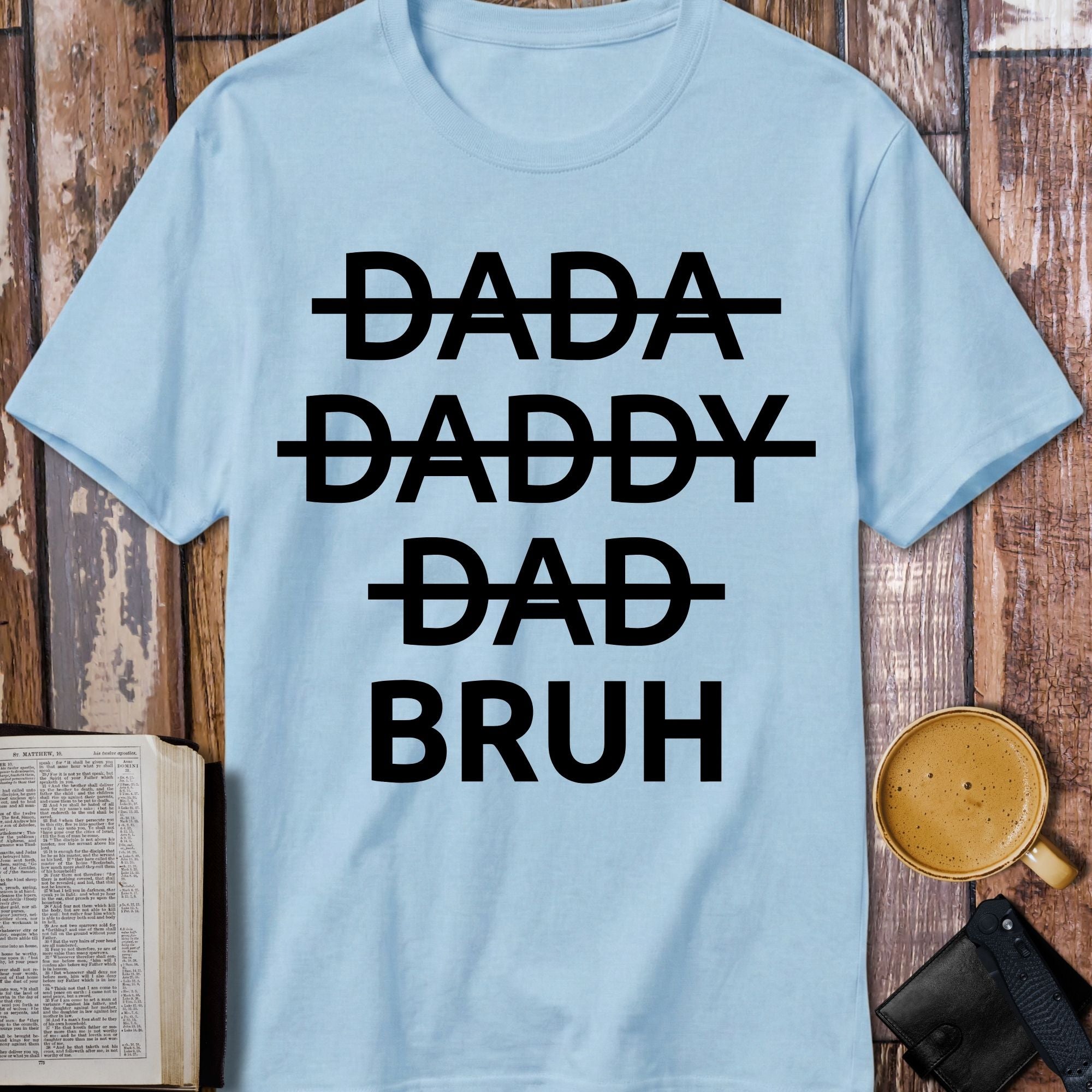 Dad Bruh T-Shirt - detail shot graphic design